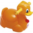Детский горшок Ok Baby Quack с ручками, оранжевый